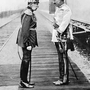 Franz Josef of Austria and Kaiser Wilhelm II of Germany