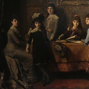 Franz Rumpler (1848-1922). The Sedelmayer Family, 1879