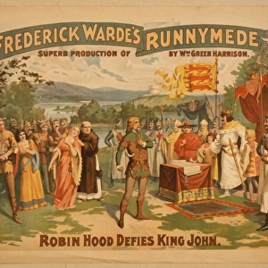 Frederick Wardes superb production of Runnymede by Wm. Gree