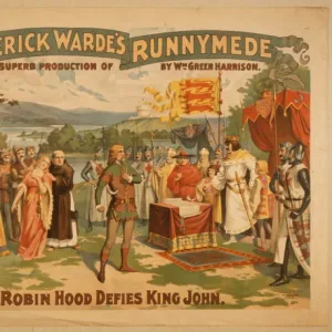 Frederick Wardes superb production of Runnymede by Wm. Gree