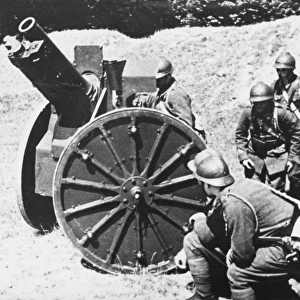 French artillery WWII