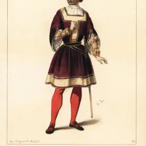 French baritone Paul Barroilhet as Iago in Othello, 1844