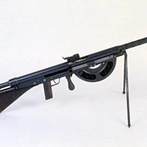 French Chauchat light machine gun, WW1