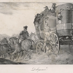 French Diligence / 1823