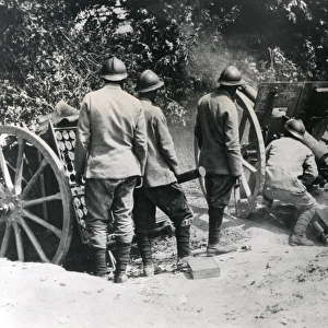 French gunners in Battle of Doiran, Macedonia, WW1