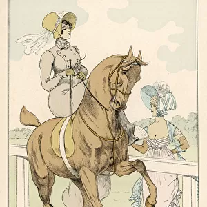 FRENCH HORSEWOMAN 1805