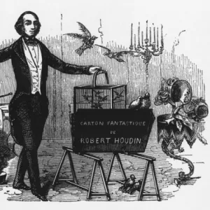 French Magician / Robert Houdin Performing