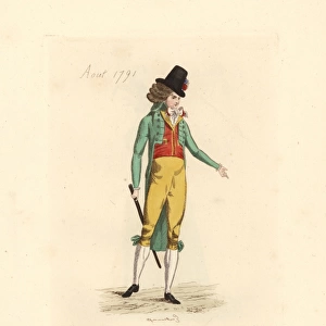 French man wearing the fashion of August 1791