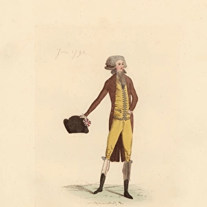 French man wearing the fashion of June 1790
