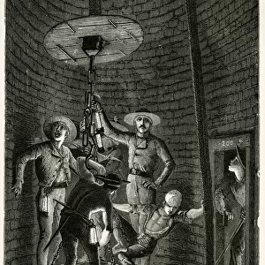 FRENCH MINERS, LIFT SHAFT