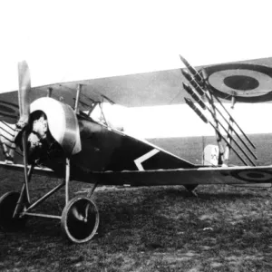 French Nieuport 16 with Le Prieur rockets