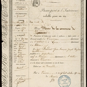 French Passport 1871