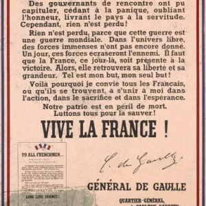13 General De Gaulle Electoral Poster Stock Photos, High