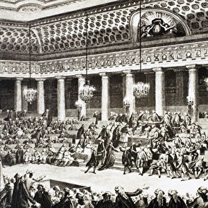 French Revolution (1789-1799). National Assembly. 4 and 5 Au