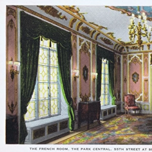 The French Room in the Park Central Hotel, New York, 1930s