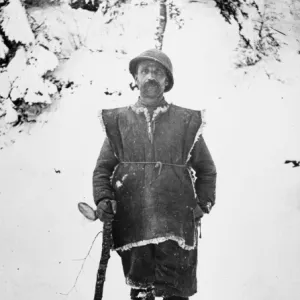 French troops winter clothing, 1916