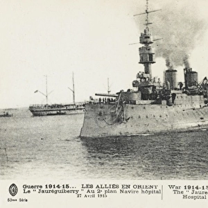 The French Warship Jaureguiberry - Dardanelles