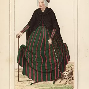 French womans fashion, Directory era, 1795