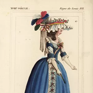 French womens fashions of 1789