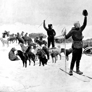 Fridtjof Nansen and Hjalmar Johansen head for the North Pole