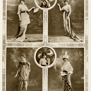 Frocks and thrills: Gowns and headdresses from Paris 1913