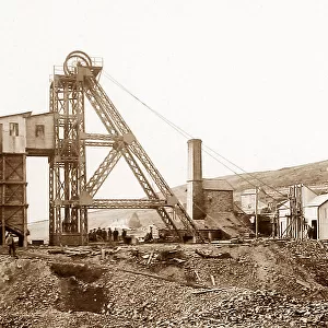 Frongoch lead and zinc mine near Pontrhydygroes early 1900s