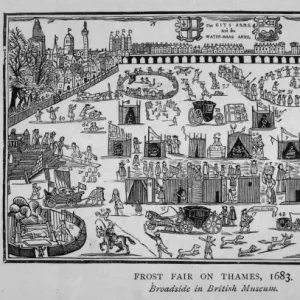 Frost Fair / Thames / 1683