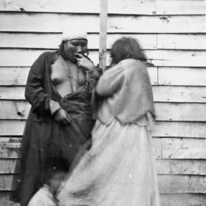 Fuegian women, Natives of Tierra del Fuego