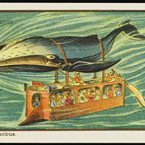 Futuristic whale bus