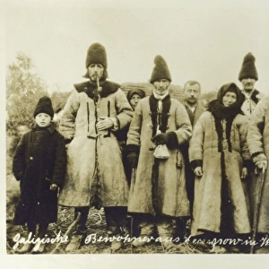 Galicia - Ukraine - local types in thick coats