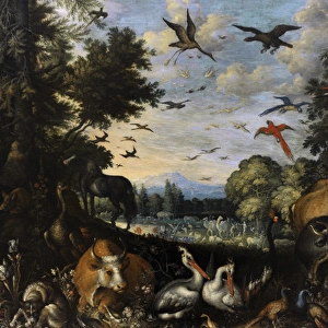 The Garden of Eden, 1618, by Roelandt Savery (1576-1639)