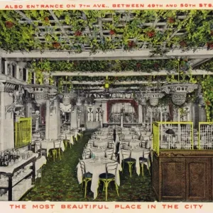 The Garden Restaurant, New York