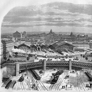 Gare St Lazare, Paris, 1868