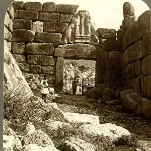 The Gate of the Lions, Mycenae, Greece