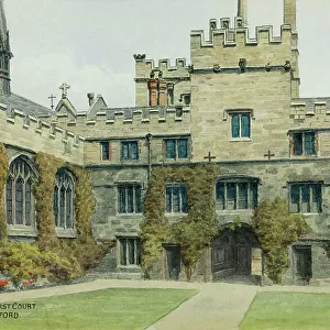 Gate Tower, First Court, Jesus College, Oxford, Oxfordshire