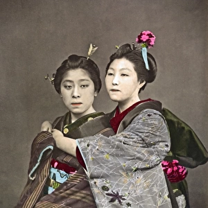 Two geishas, Japan
