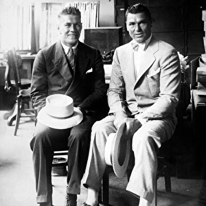 Gene Tunney and Jack Dempsey, c. 1927