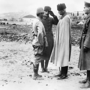 General Falkenhayn and staff member, Palestine Front