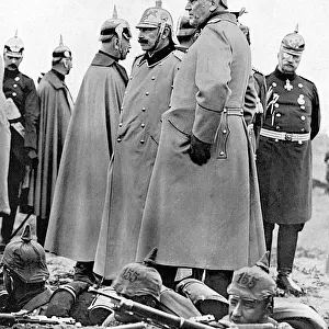 General Moltke and Kaiser Wilhelm II