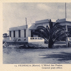 General post office, Fedala (Mohammedia), Morocco