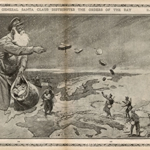 General Santa Claus - WW1Christmas cartoon