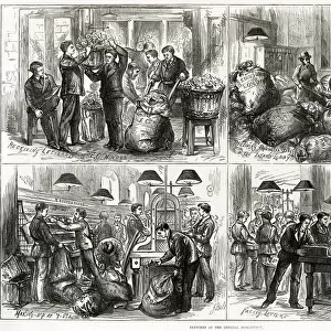 General scenes at the Post-Office 1875