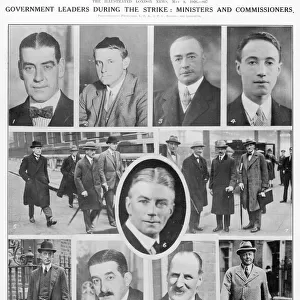 The General Strike - Government leaders