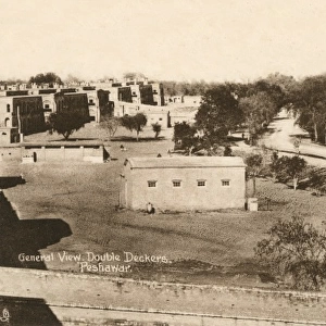 General view of the Double-deckers, Peshawar