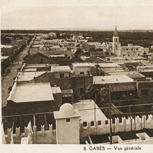General view of Gabes, Tunisia, North Africa