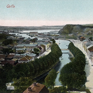 General view of Gefle (Gavle), Gavleborg, Sweden