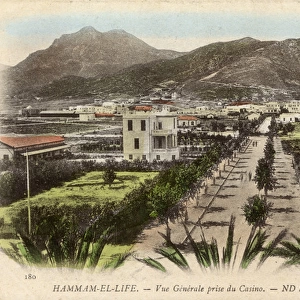 General view of Hammam-Lif, Tunisia, North Africa