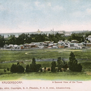 General view of Krugersdorp, Transvaal, South Africa