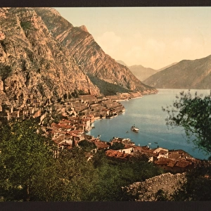 General view, Limone, Lake Garda, Italy