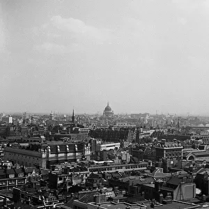 General view of London, with St Pauls Cathedral